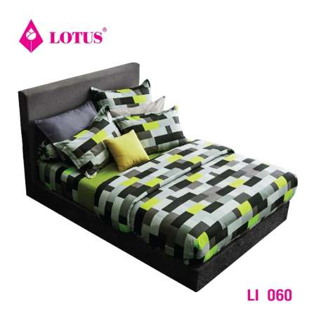 ส่วนลดวันนี้ Lotus ชุดผ้าปู 6 ฟุต 5 ชิ้น รุ่น Impression Print - LI 060 รีวิวรายละเอียด