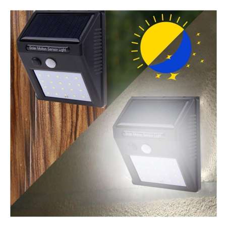 iRemax Solar motion sensor light ไฟติดผนังโซล่าเซลล์พลังงานแสงอาทิตย์ 20 led