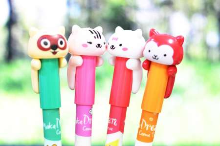 Fancy Pan. ปากกาเจลลบได้ ลายการ์ตูนสุดน่ารัก 4 ลาย แพค 4 แท่ง รุ่น AA8798