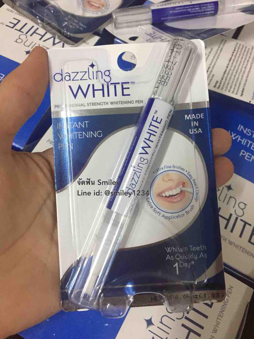 Dazzling White เจลฟอกฟันขาว ของแท้จากอเมริกา ถ้าไม่แท้คืนเงินทันที 2 เท่า exp. 03/2020