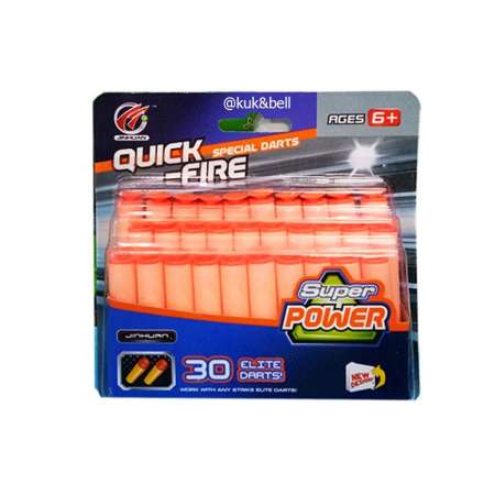 BELLTOY   กระสุนโฟมจุกยาง Quick-Fire (ZIN)จำนวน 30 นัด 030B