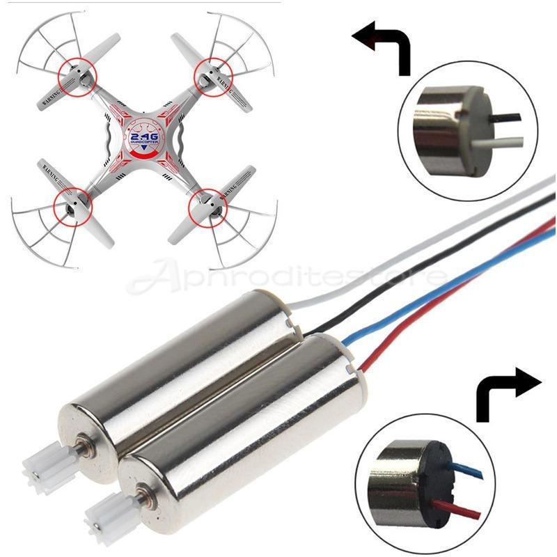 Syma X5C X5 M68 RC Quadcopter Drone 2 Pcs. x Spare Parts CW & CCW A B ...