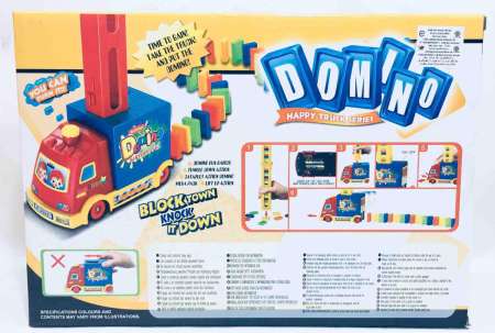Worktoys Domino โดมิโน รถเรียงโดมิโน happy Truck ใส่ถ่าน