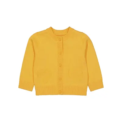 Mothercare yellow heart cardigan WC321