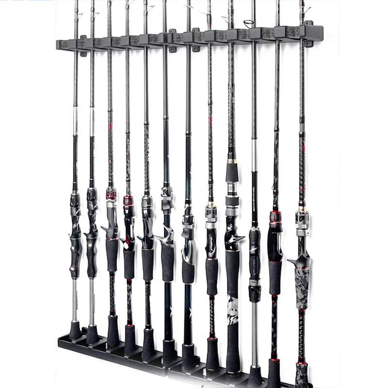 Fishing Vertical Rod Display Rack Wall-mounted Set Rack Fishing