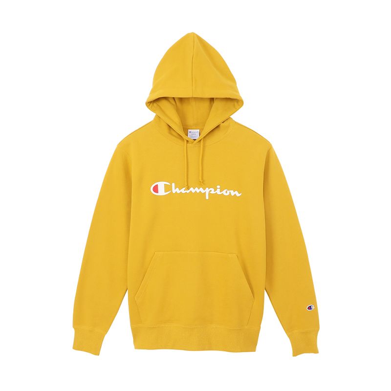 CHAMPION MEN - เสื้อฮู้ดผู้ชาย HOODED SWEATSHIRT C3-Q102-750 | Lazada.co.th