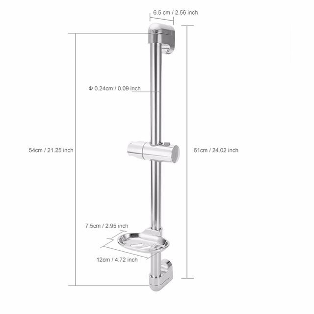 G1/2 Shower Hose Connector - Adjustable Brass Elbow Holder For Handheld Shower Head