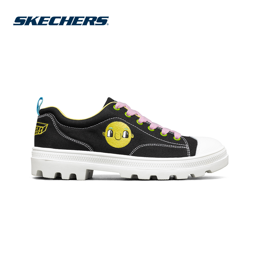 Skechers สเก็ตเชอร์ส รองเท้า ผู้หญิง Jeremyville Skechers Street Roadies Shoes - 66666304-BLK