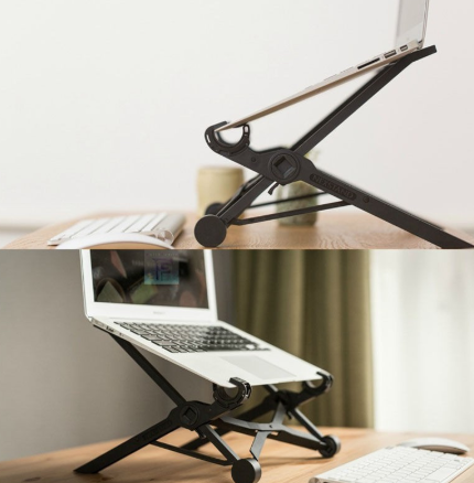 Nexstand K2 Foldable Laptop Stand ยืนแล็ปท็อป แท่นวางแล็ปท็อป พับเก็บได้ แบบพกพา มีน้ำหนักเบา