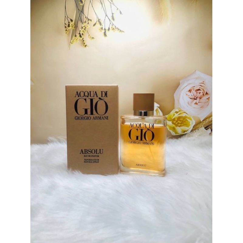 แบรนด์แท้ 100 Giorgio Armani Acqua Di Gio 100 Acqua Di Gio Absolu Edp