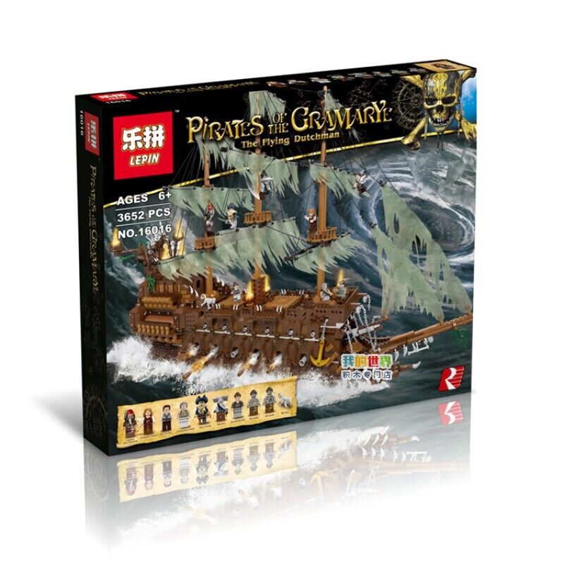 Lego Building Blocks 4184 Caribbean Pirate Ship Black Pearl 8-12 Years ...