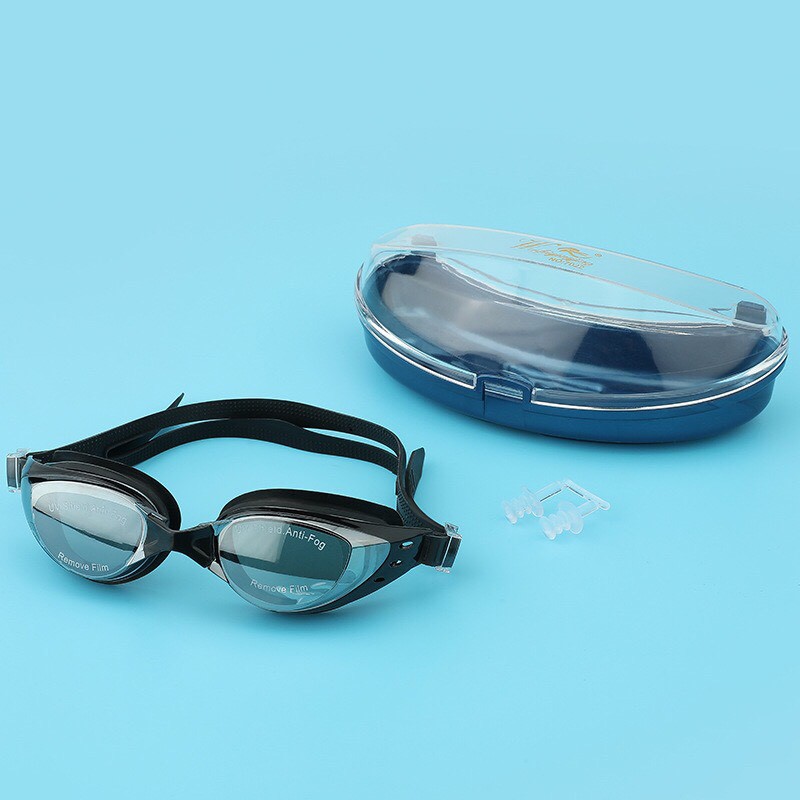 ♘☜  แว่นตาดำน้ำ แว่นตาดำน้ำ ป้องกัน UV 100- ป้องกันการรั่วซึม ป้องกันฝ้า มี 6 สี
