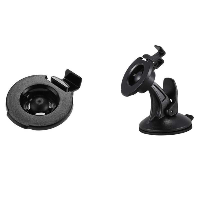 2 Pcs Black Round Car Support Clamp Fixing for GPS, A & B