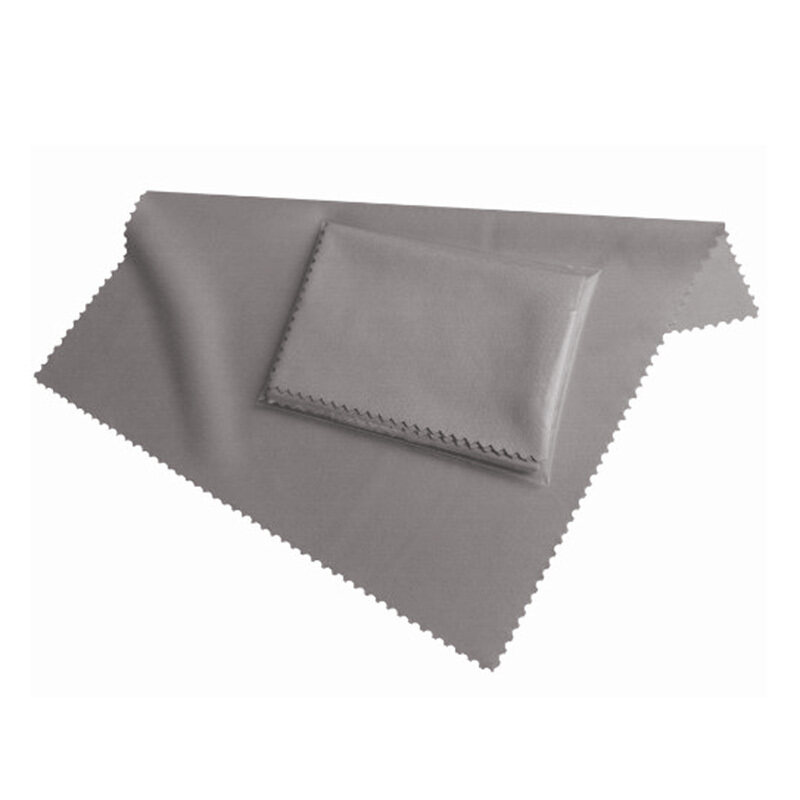 Fiber Display Cleaning Cloth 19x20 cm in gray, for all Smartphones & Tablet PCs - Display Cloth Clean - Screen Cloth