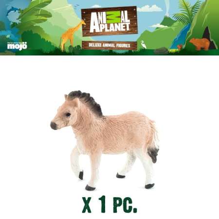 โมเดลสัตว์ลิขสิทธิ์ Animal Planet แท้ - Shetland Pony  Foal Twin pack