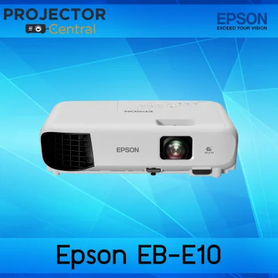 Epson EB-E10 LCD XGA Projector ความสว่าง 3,600 Lumens โปรเจคเตอร์เอปสันรุ่นล่าสุด ประกันตัวเครื่อง 2 ปีเต็ม ส่งงานแทน EB-X05 E01 X06