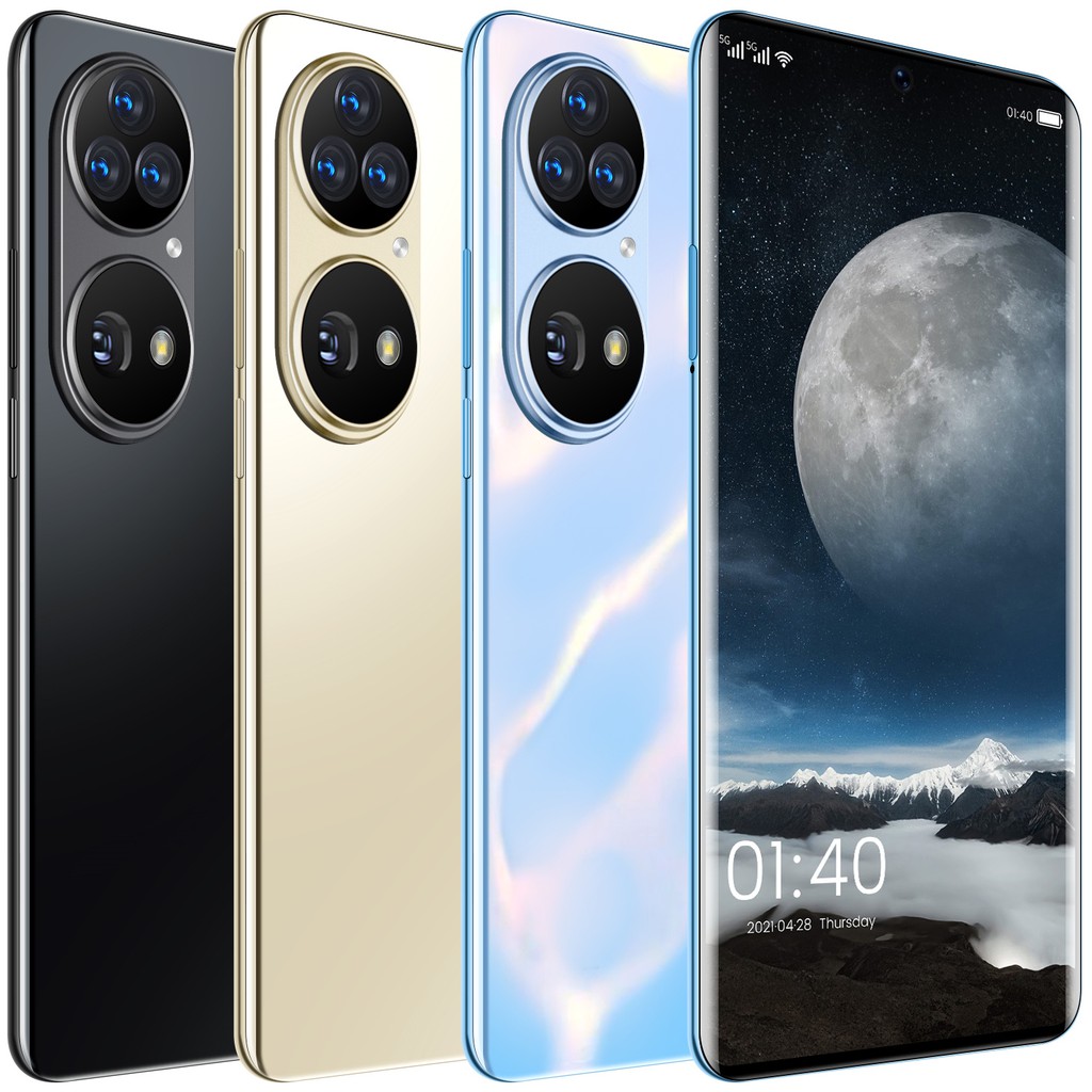 สมาร์ทโฟน P50 Pro 7.3 นิ้ว 12GB RAM+512GB ROM Dual Card Standby Face ...