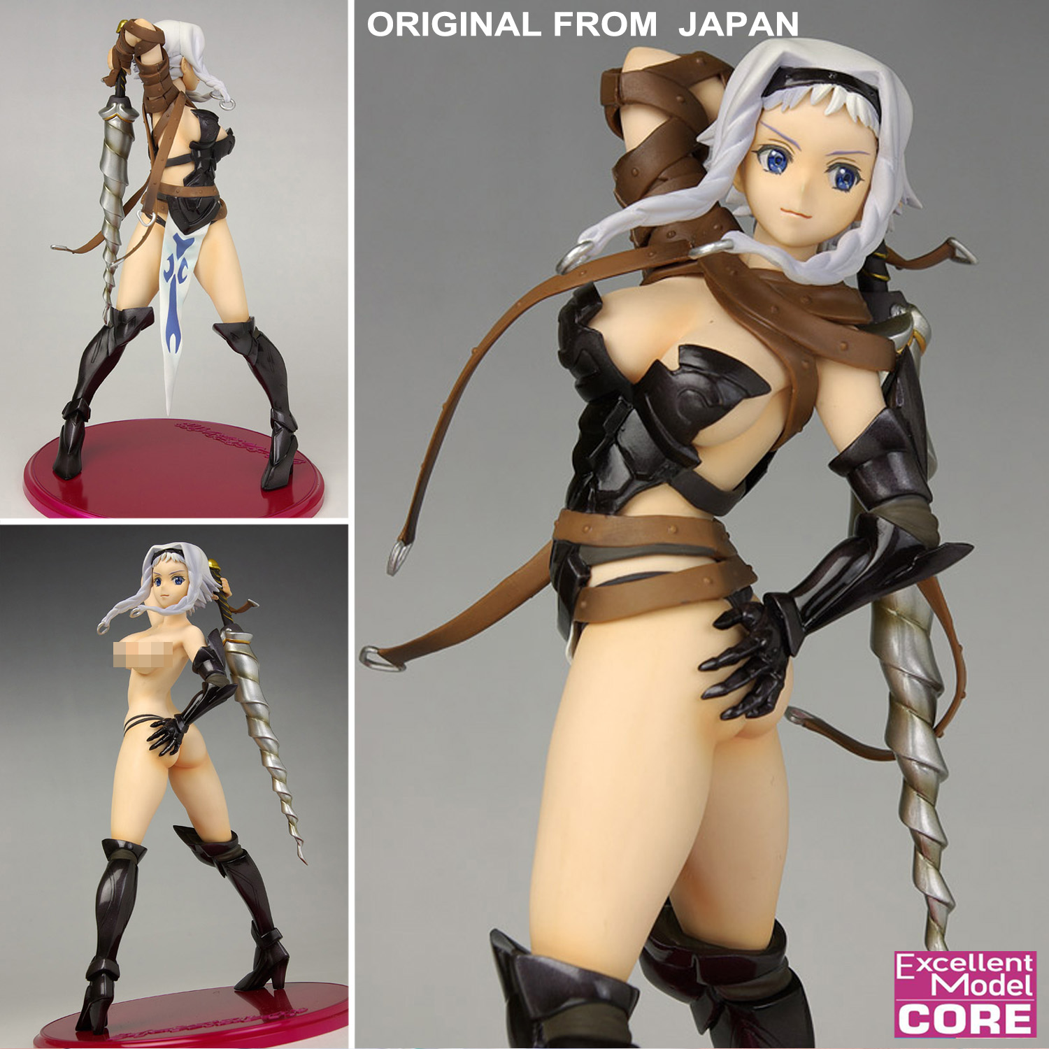 Model โมเดล ของแท้ 100% MegaHouse Excellent Model CORE จาก Queen's Blade ควีนส์เบลด ควีนเบลด Leina Reina Maria เรนะ 2P 1/8 Exiled Warrior Ver Original from Japan Figure ฟิกเกอร์ Anime ของขวัญ อนิเมะ การ์ตูน ตุ๊กตา คอลเลกชัน สั่งและนำเข้าจากญี่ปุ่น manga