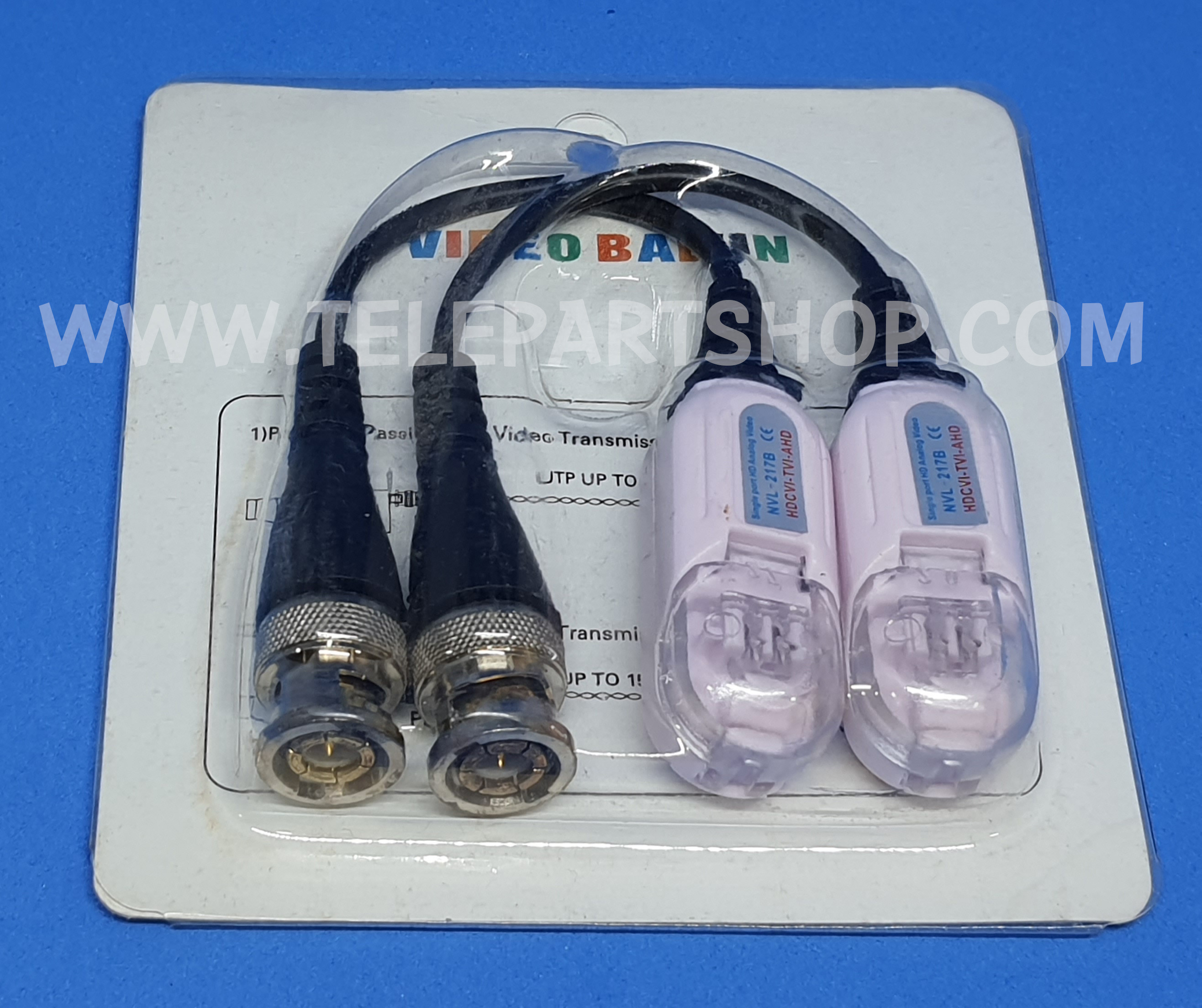 VIDEO BALUN(TAIWAN) รุ่นVB-10C เหมาะสำหรับใช้นอกอาคาร เข้าสายง่ายไม่ต้องขันน็อตสกรู (2ตัว) รุ่นใหม่ภาพคมชัด ระยะทางไม่เกิน350เมตร