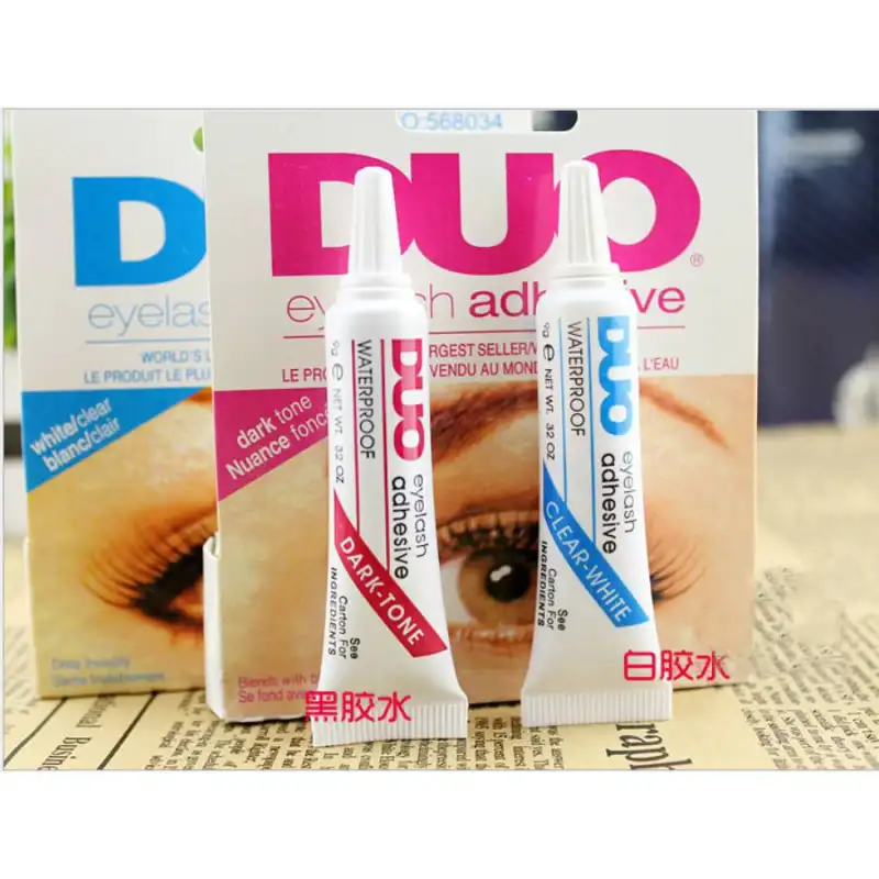 ภาพสินค้าE024 กาวติดขนตา Duo Eyelash ขนาด 9g. กันน้ำสีดำและสีขาว จากร้าน Shihan บน Lazada ภาพที่ 1