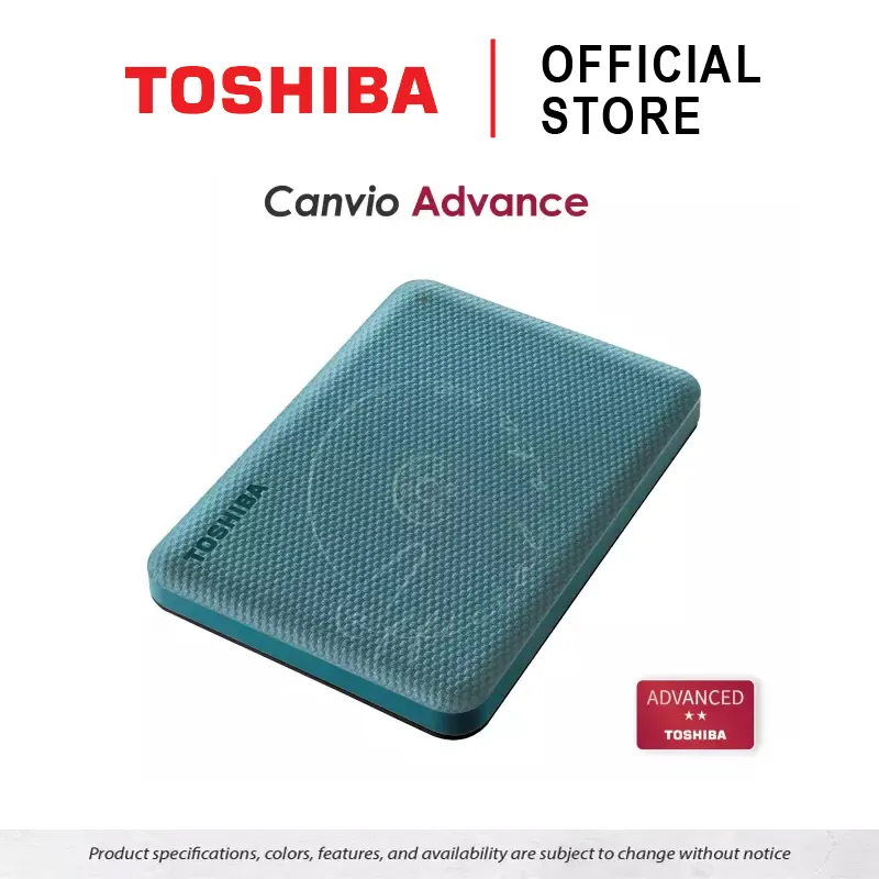 ภาพสินค้าToshiba External HDD (4TB) USB 3.2 Speed, รุ่น (Canvio Advance V10) Sec Auto-backup 2.5" สีเขียว ฮาร์ดดิสพกพา Portable Hard drive ฟรี  กระเป๋ากันกระแทก (TSB-HDTCA40AG3CA) จากร้าน Toshiba Storage บน Lazada ภาพที่ 5