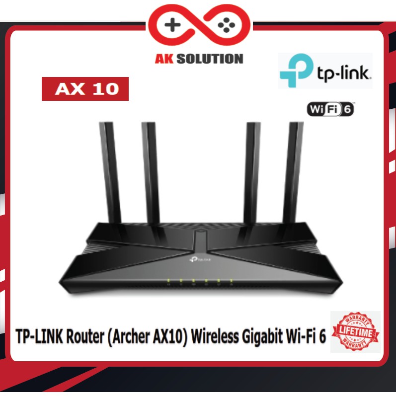 TP-LINK Router (Archer AX10) Wireless Gigabit Wi-Fi 6 รุ่นArcher AX10 (อุปกรณ์กระจายสัญญาณWi-Fi )