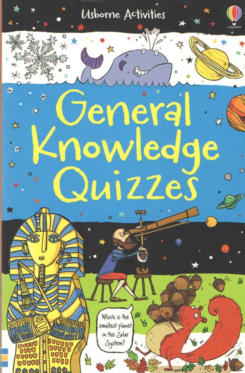 USBORNE ACTIVITIES GENERAL KNOWLEDGE QUIZZES by DK TODAY