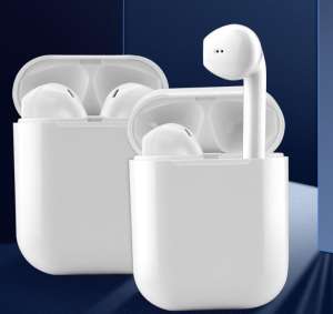 i8s tws Dual headphones with the latest version of Bluetooth Comes with a built-in battery charger box Automatic matching when booting