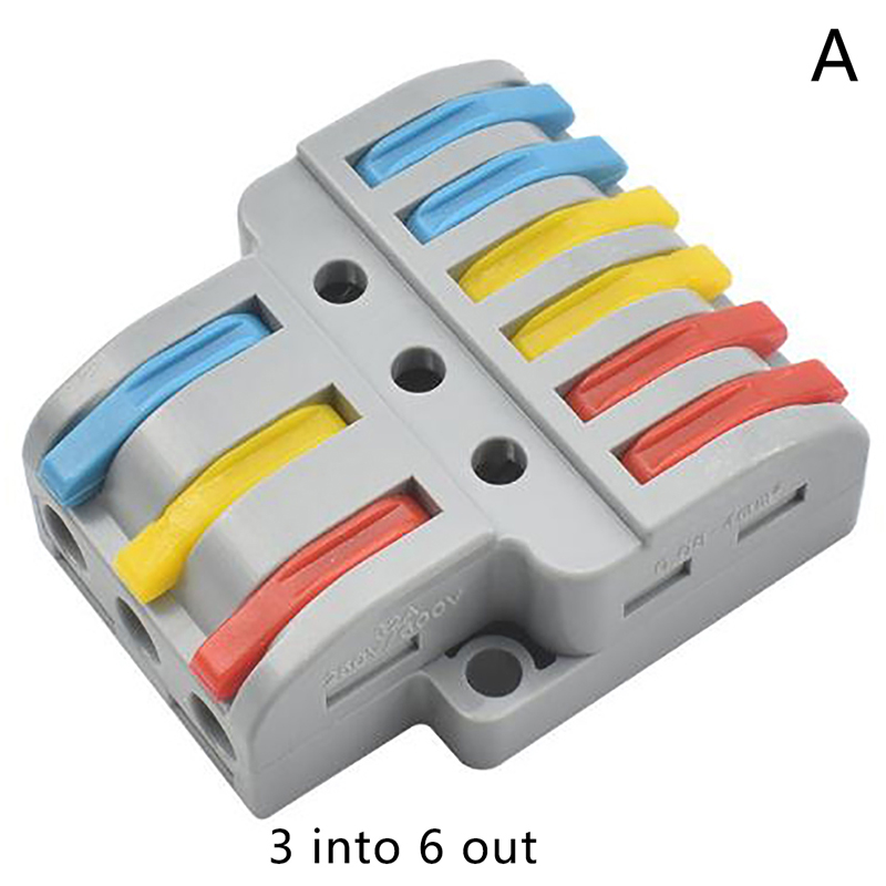 Quick Wire Connector Pct Spl Wiring Cable Connectors Push In Conductor 1947