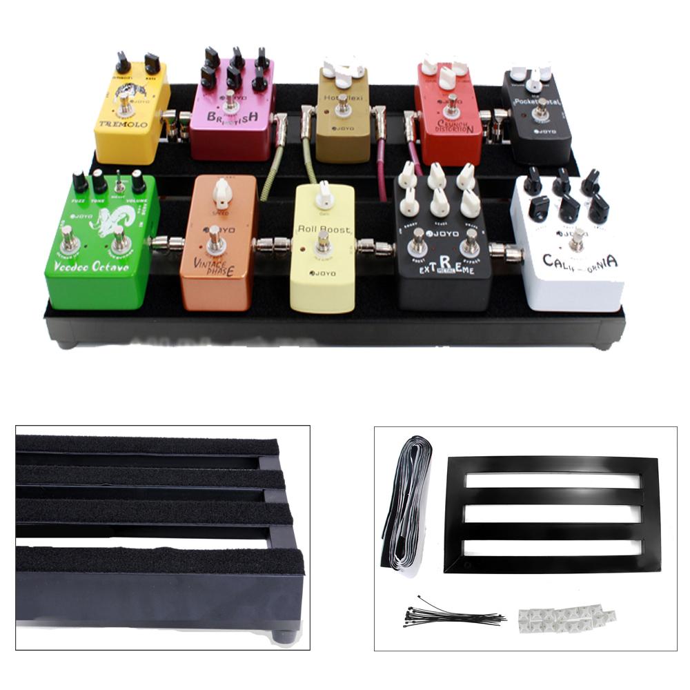 Guitar Effects Pedalboard Aluminum Pedal Board with Magic Puket Stores