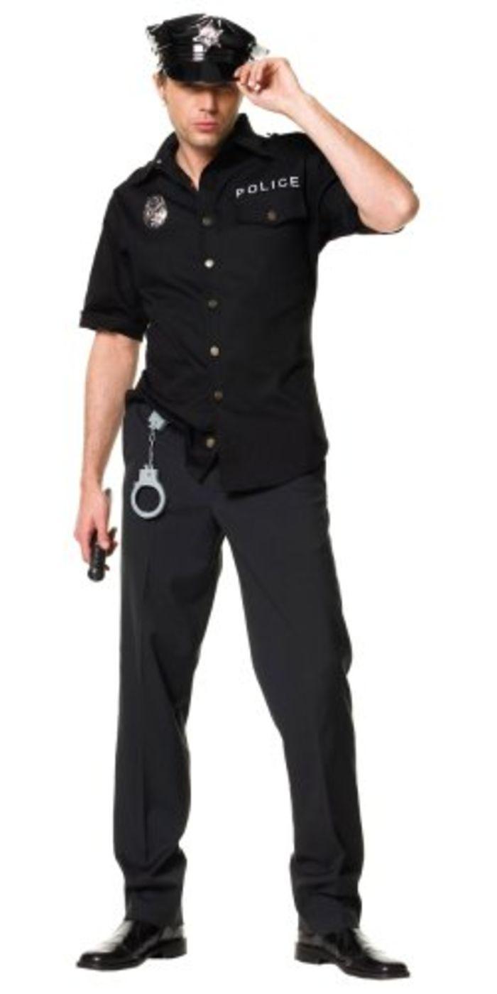 ชุดแฟนซีคอสตูมตำรวจสำหรับผู้ใหญ่ Police Adult costume ในชุดประกอบด้วย เสื้อ หมวก และกุญแจมือพลาสติก ขนาดเหมาะกับความสูง 170-185 ซม. ใช้ใส่งานแฟนซีปาร์ตี้ งานโรงเรียน หรือใส่ประกวด สินค้าเลือกสั่งนำเข้ามาจำหน่ายราคาพิเศษ ส่งจากไทยไม่ต้องรอนาน