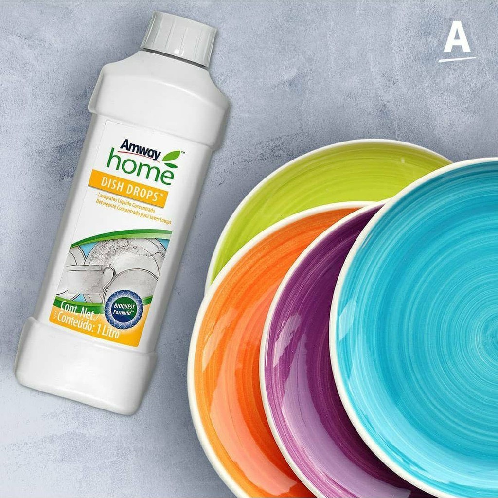 Amway แอมเวย์ ชุดใหญ่ มีแถมรถเข็น โฮม ดิช ดรอปส์ ผลิตภัณฑ์ล้างจาน (Dish ...