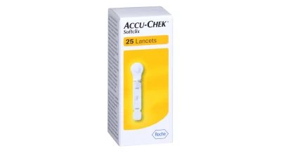 ACCU-CHEK Softclix 200 Lancets เข็มเจาะเลือดตรวจน้ำตาล (200 ชิ้น) [2 กล่อง]