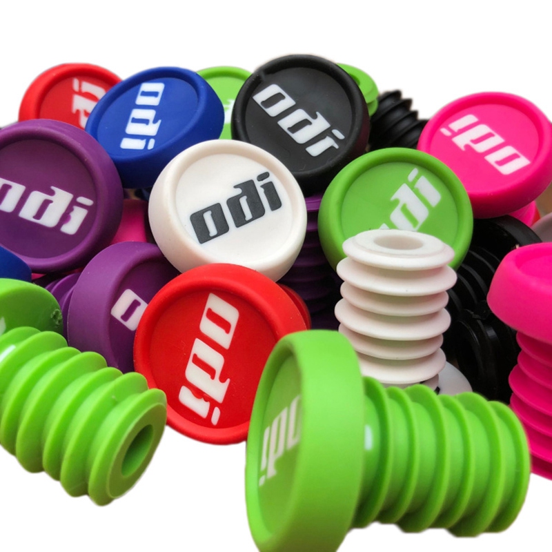 ODI 2Pcs Bicycle Handle Bar End Plugs Lightweight Handlebar Caps Fit MTB BMX DH FR Balance Bike
