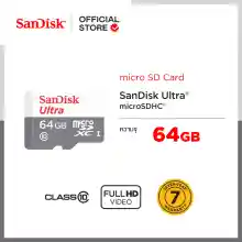 ภาพขนาดย่อของภาพหน้าปกสินค้าSandisk Micro Ultra Lite Speed 100MB , 64GB ,C10, UHS-1,R, 3x5 - (SDSQUNR-064G-GN3MN) จากร้าน Sandisk บน Lazada ภาพที่ 1
