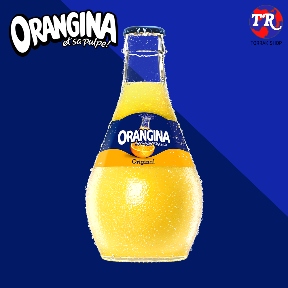 Orangina 250ml ออเรนจิน่า น้ำส้ม อัดก๊าซ น้ำผลไม้ รสส้ม 250มล.
