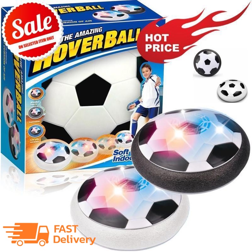 (ส่งเร็วมาก)ลูกฟุตบอล ของเล่น A0053 Hover Ball ฟุตบอลของเล่นเพื่อฝึกฝนทักษะการเล่นฟุตบอลสำหรับในร่ม มีไฟ LED