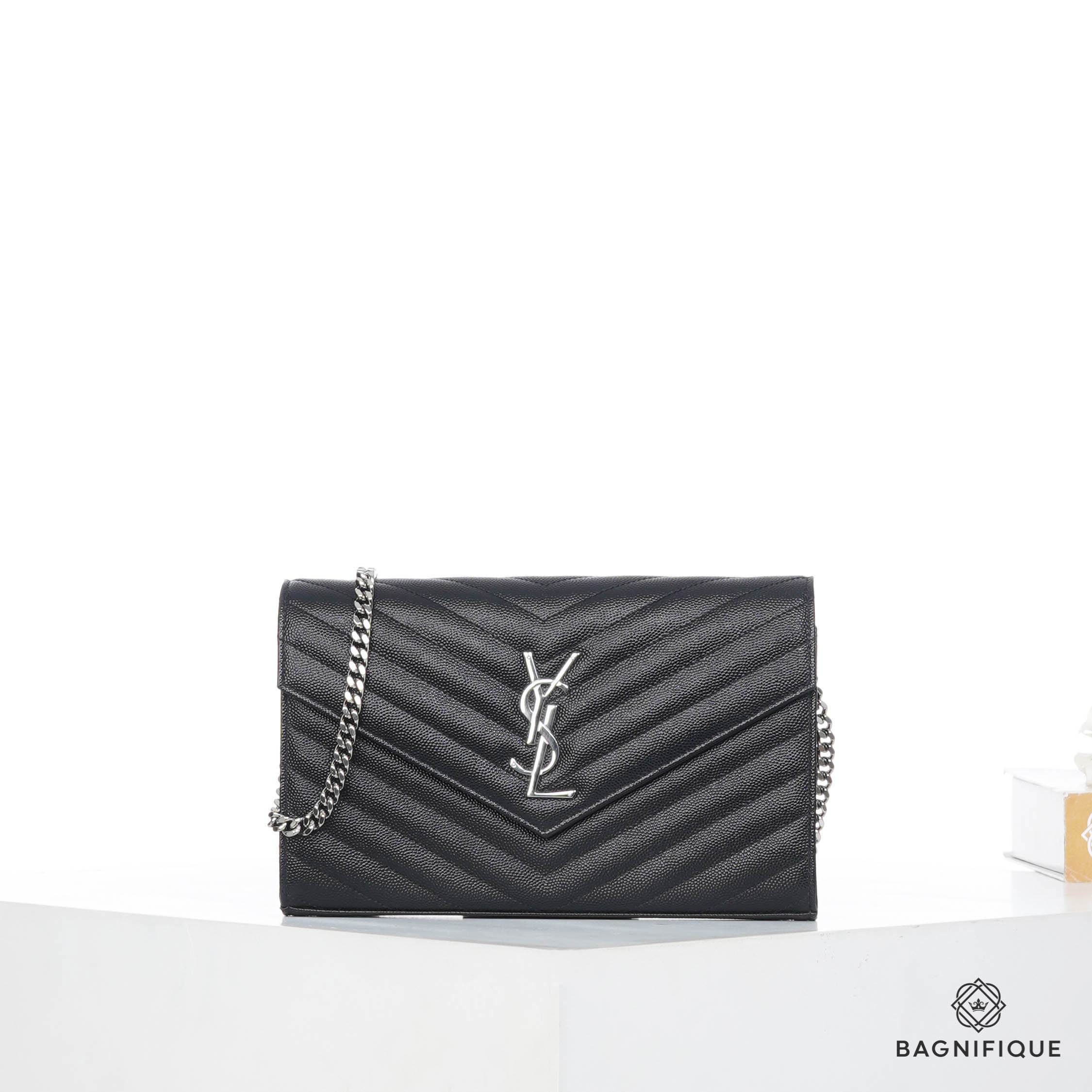 YSL WOC 9 BLACK CHEVRON SHW | Lazada.co.th