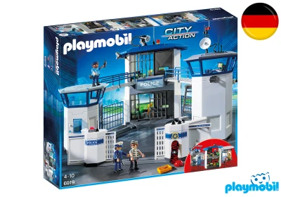 Playmobil City action Police Headquarters with Prison