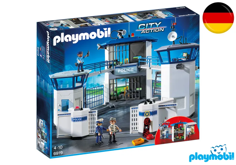 ภาพสินค้าPlaymobil 6919 City Action Police Headquarters with Prison Figure เพลย์โมบิล ซิตี้แอคชั่น สำนักงานตำรวจ และเรือนจำ จากร้าน Playmobil บน Lazada ภาพที่ 1