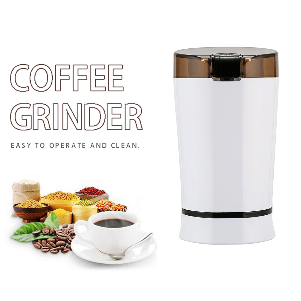 เครื่องบดกาแฟไฟฟ้า เครื่องบดกาแฟไฟฟ้าแบบพกพา ใช้งานง่าย บดเมล็ดกาแฟ เครื่องเทศ ถั่วและธัญพืช Electric coffee grinder convinving