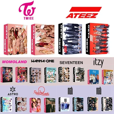 30PCS/Set KPOP EXO NCT ITZY Photocard Lomo Cards Paper Small Cards Album Photo Cards