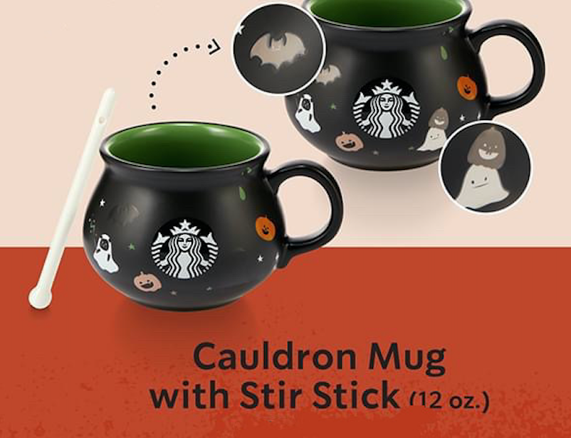 Starbucks Halloween Thailand 2022 Color store Changing Cauldron Mug 12 oz