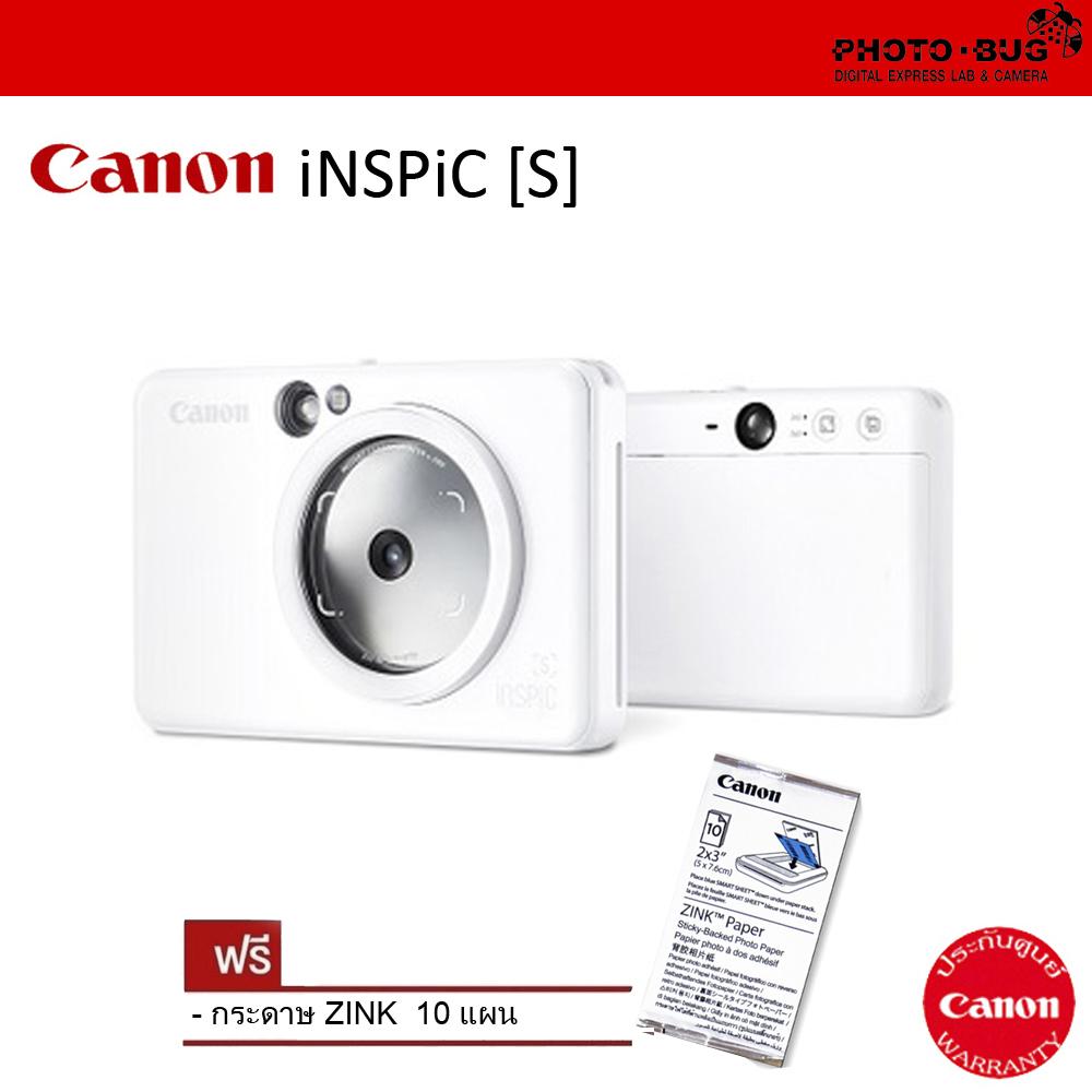 CANON iNSPiC S ZV-123A กล้องและเครื่องพิมพ์ขนาดเล็ก 2-in-1 พร้อมการเชื่อมต่อสมาร์ทโฟน