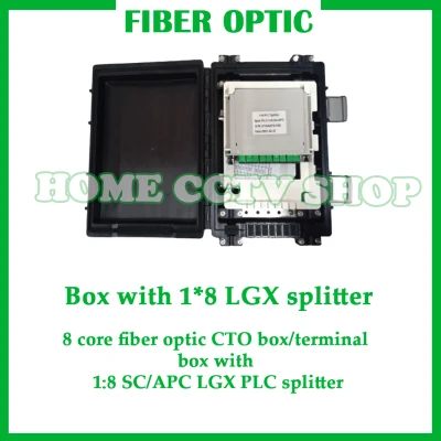 FIBER OPTIC SC/APC SPLITTER 1X8 แบบกล่องสำเร็จรูป