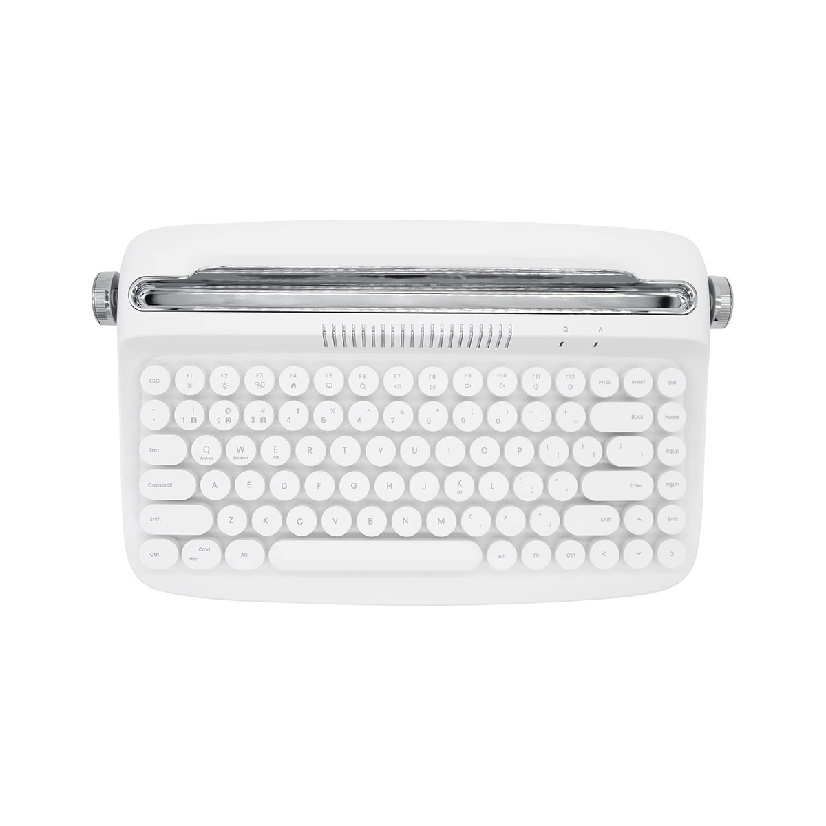 1 Piece Wireless Typewriter Keyboard Retro Bluetooth Keyboard USB