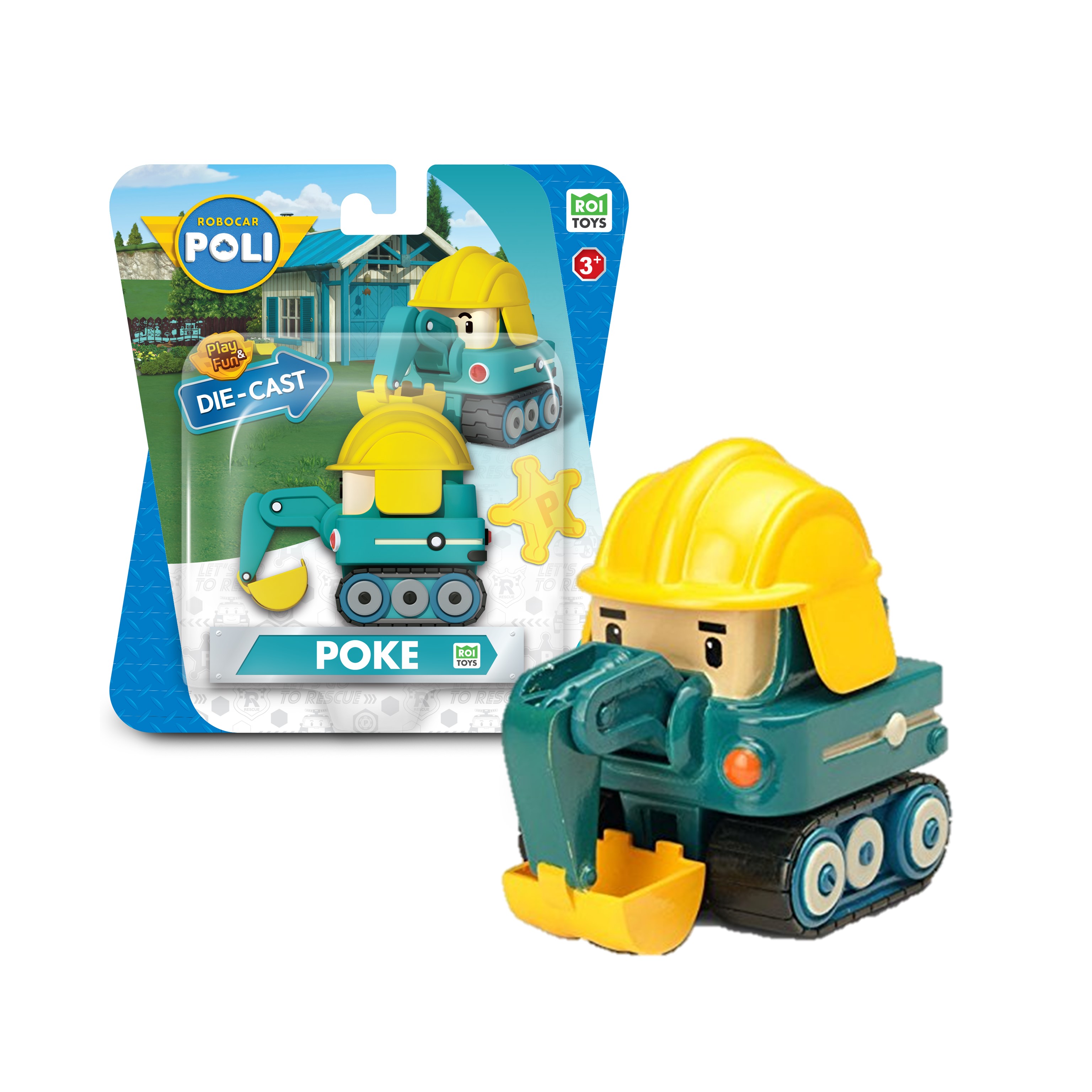 Robocar Poli Poke Die-Cast. ของเล่นรถโมเดลโรโบคาร์ โพลี โปก รหัสROR0607 ...