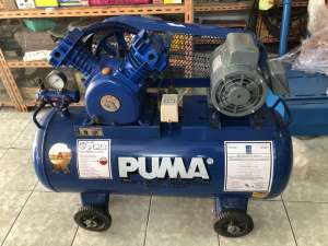 ปั๊มลมสายพาน ลูกสูบ 92 ลิตร มอเตอร์ Pioneer 1 HP/220V Air Compressor ยี่ห้อ PUMA รุ่น PP-21 ปั๊มลมสายพาน ลูกสูบ 92 ลิตร มอเตอร์ Pioneer 1 HP/220V Air Compressor ยี่ห้อ PUMA รุ่น PP-21