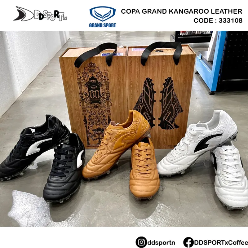 ภาพหน้าปกสินค้ารองเท้าสตั๊ด แกรนด์ สปอร์ต รุ่น COPA GRAND KANGAROO LEATHER จากร้าน DDSPORTSHOP บน Lazada