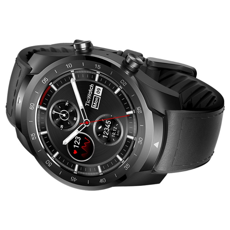 นาฬิกา Ticwatch Pro Shadow Black Ticwatch PRO นาฬิกา สมาร์ทวอทช์ หน้า